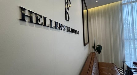 Interior of Hellens Beauty Bar in Jeddah, Makkah Province, SA with stylish seating and decor.