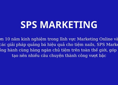 SPS Marketing banner showcasing expertise and nail solutions at spn, Hồ Chí Minh, Hồ Chí Minh, VN.