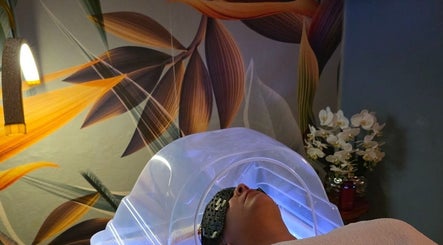 Relaxing therapy session at Revival Spa, Victoria, Beau Vallon, SC with modern decor and calming atmosphere.