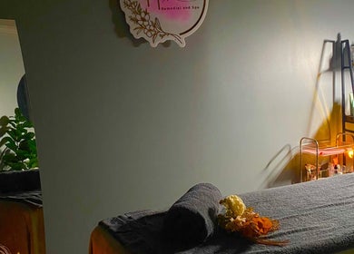 Tranquil treatment room at Hillside Remedial and Spa, Melbourne, Victoria, AU with a massage table and calming decor.