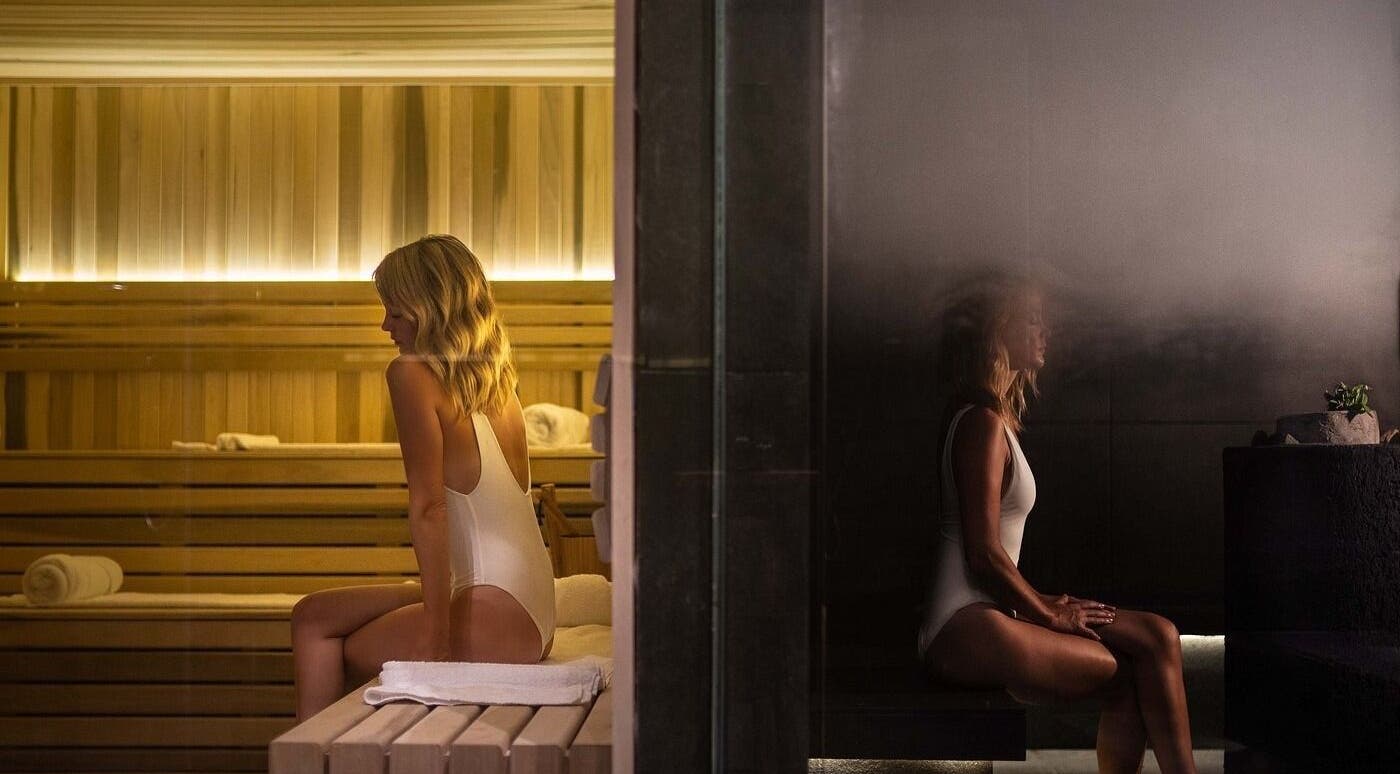 Experiencia de sauna en Calma Spa, Tulum, Quintana Roo, MX. Disfruta de momentos de relajación y bienestar.