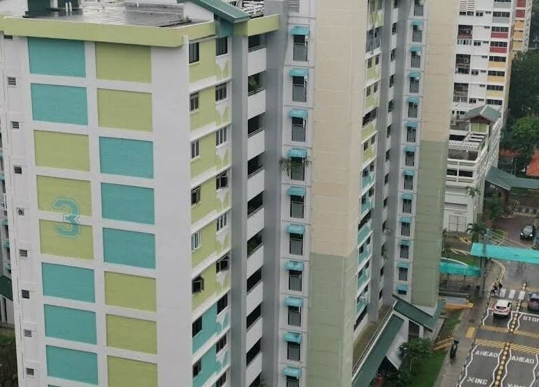 High-rise buildings near Equality Beauty Spa, Singapore, Singapore, SG, highlighting urban environment.