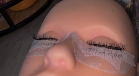 Eyelash extensions at BC Beauty Bar, Birchwood, England, GB, showcasing precise application.