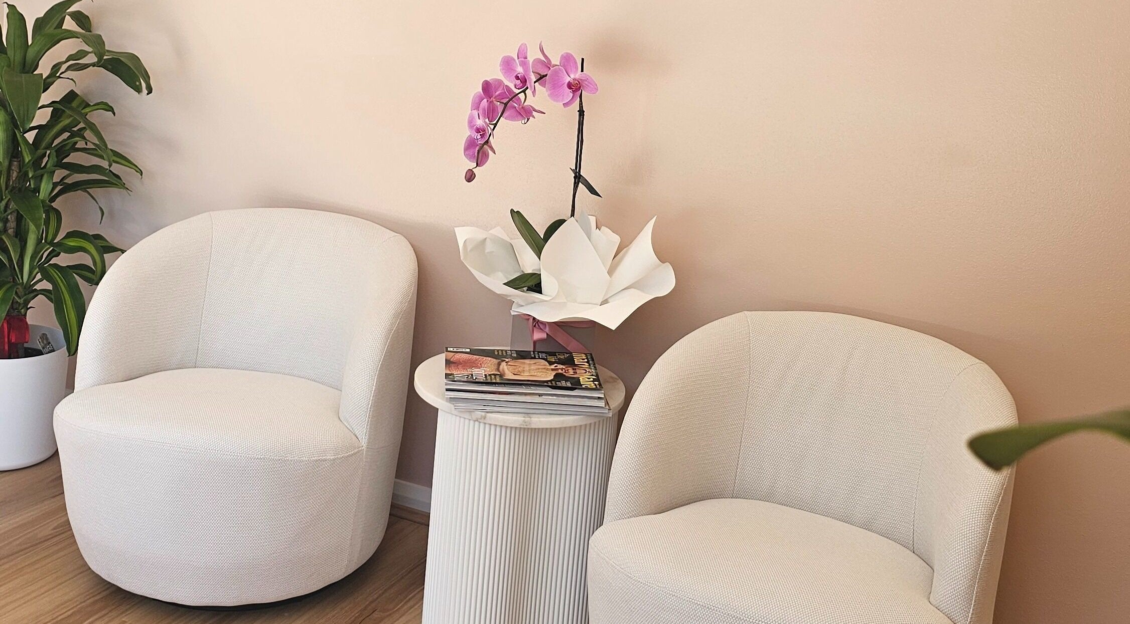 Stylish lounge area at Miss Volume, Rose Bay, New South Wales, AU featuring modern chairs and decor.