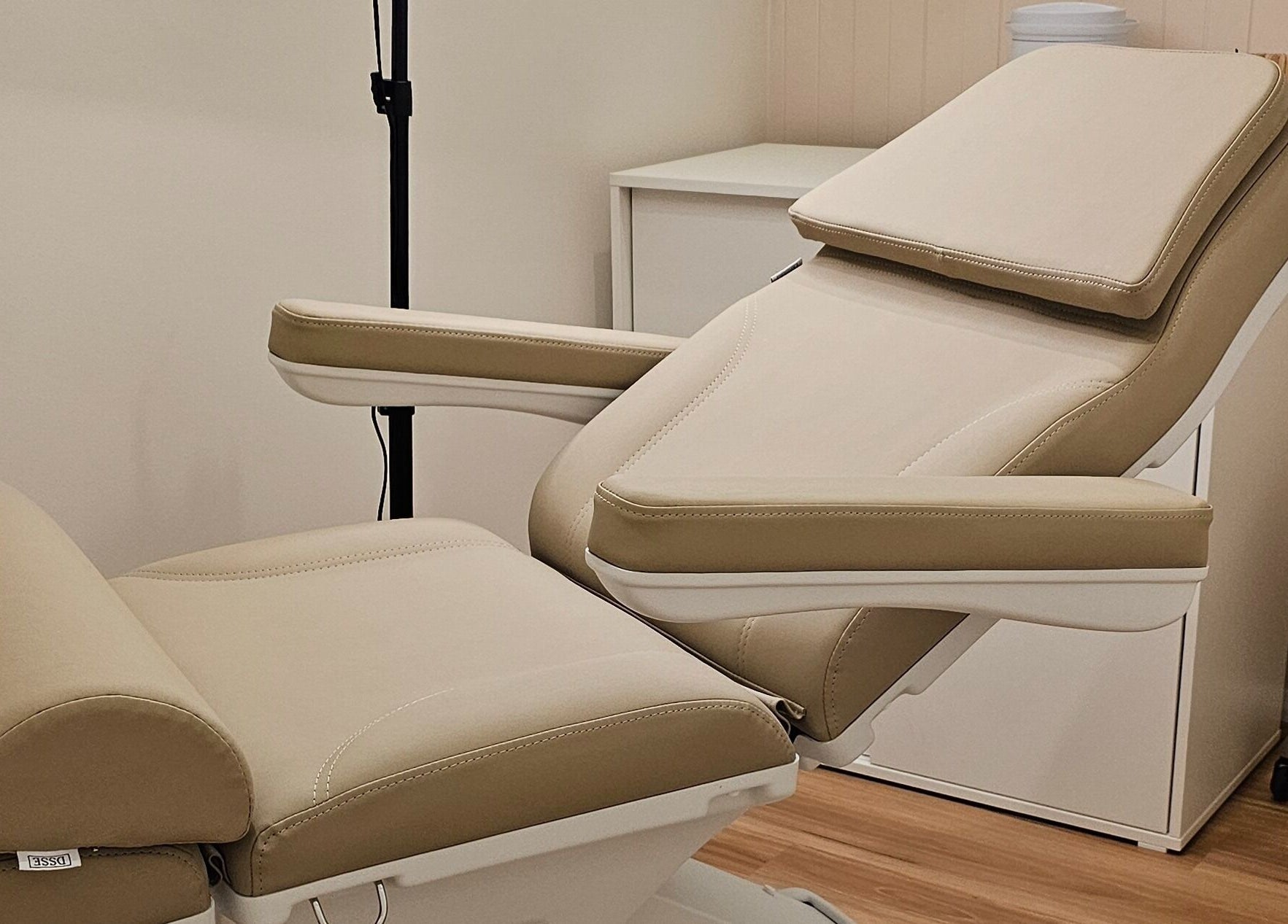 Modern treatment chair at Miss Volume, Rose Bay, New South Wales, AU, offering comfort in beauty services.