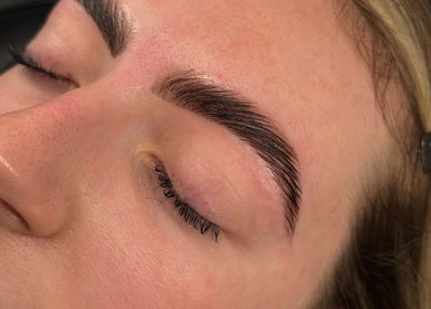 Eyebrow grooming at Love, Lisa, Blantyre, Scotland, GB. Showcases precise beauty and wellness expertise.