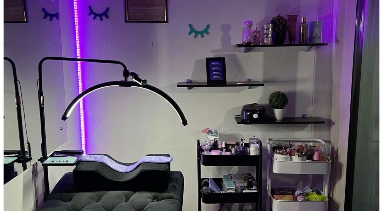 Modern beauty setup at The Nix Edit Beauty Bar, Castries, LC, featuring elegant decor and beauty products.