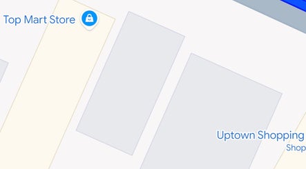 Location map showing NailedbyNique at Top Mart Store, Montego Bay, St. James Parish, JM.