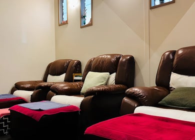 Relaxing massage chairs at Real Health Massage and Beauty Maroochydore, Maroochydore, Queensland, AU.