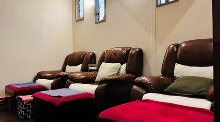 Relaxing massage chairs at Real Health Massage and Beauty Maroochydore, Maroochydore, Queensland, AU.