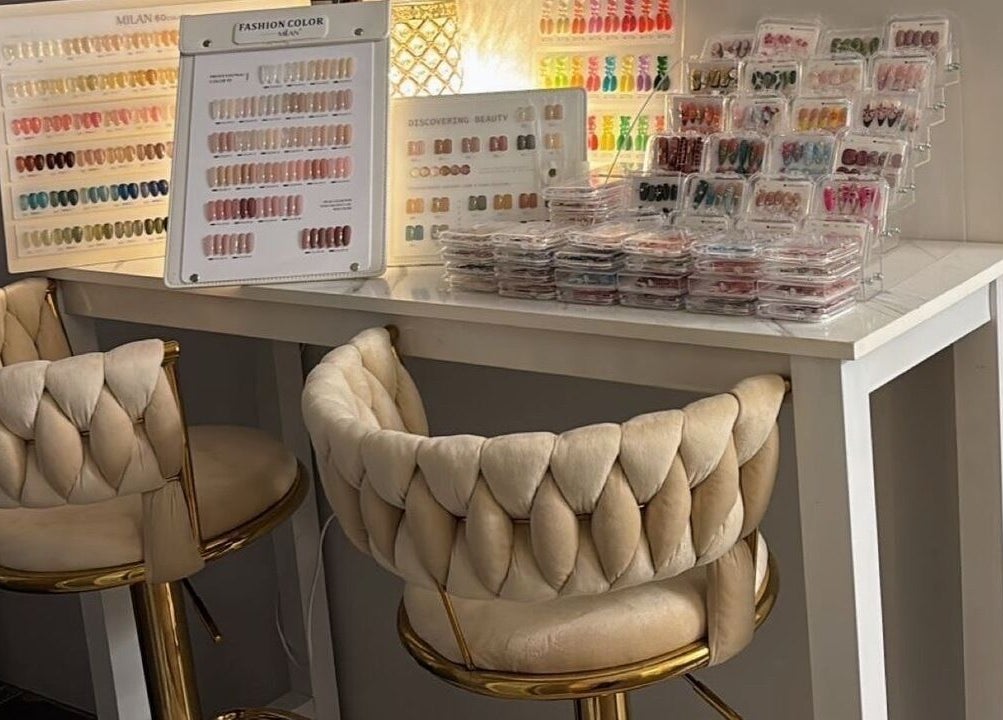 Luxurious nail color display at Lashthetic8Bar, Kuala Lumpur, Wilayah Persekutuan Kuala Lumpur, MY.
