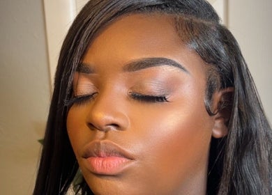 Glam makeup showcase at Beautified By Ashiunna, Yazoo City, Mississippi, US.