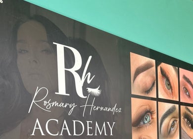 Academy Rosmary Hernandez sign displaying eyebrow styles in Kralendijk, Bonaire, BQ.