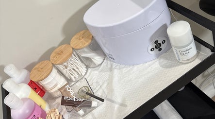 Professional beauty tools at Kayas Beauty Room, Stevenage, England, GB, showcasing skincare essentials.