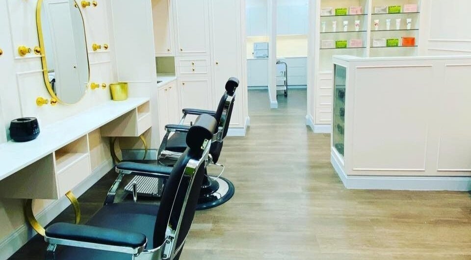 Chic interior of Creative Brows and Lashes in Orange, New South Wales, AU with modern styling chairs.