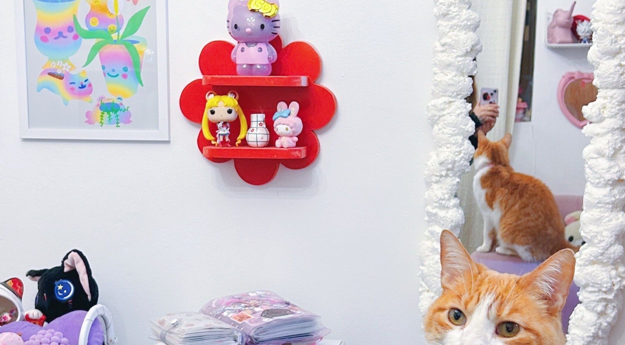 Decoración juguetona en palasgatasgarras, Providencia, Región Metropolitana, CL.