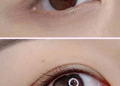 Before and after lash service at HighBrow | Orchard Gateway, Singapore, Singapore, SG.