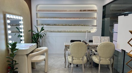 Cozy beauty treatment area at HighBrow | The Adelphi in Singapore, Singapore, SG with stylish decor.