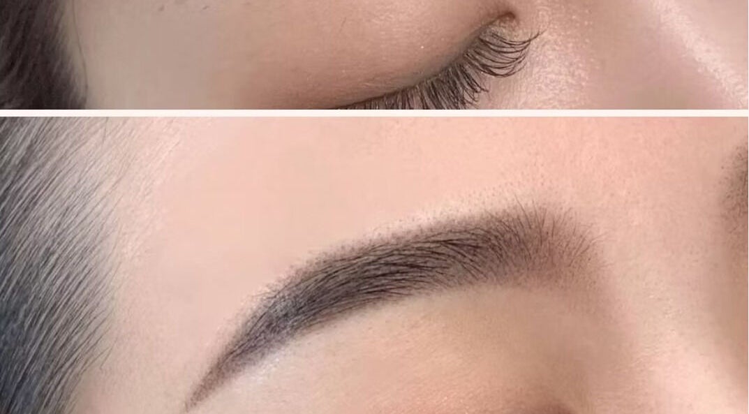 Before and after photo of eyebrow shaping at HighBrow | Orchard Gateway, Singapore, Singapore, SG.