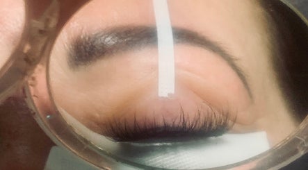 Close-up of expertly crafted eyelash extensions at Taylas Beauty Creations, Rustenburg, North West, ZA.