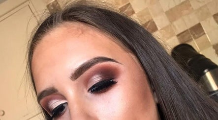 Close-up of elegant eye makeup by Makeup by Sarah Jayne in Foxford, County Mayo, IE.
