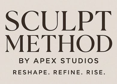 Sculpt Method by Apex Studios logo in Rock Hill, South Carolina, US showcasing their tagline.