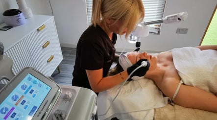 Facial treatment at Glow&co. Skin Lab, Stockton-on-tees, England, GB, enhancing radiance and relaxation.