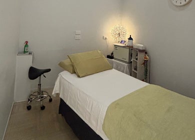 Tranquil massage room at WA WA Professional Massage Inverell, New South Wales, AU with cozy setup.