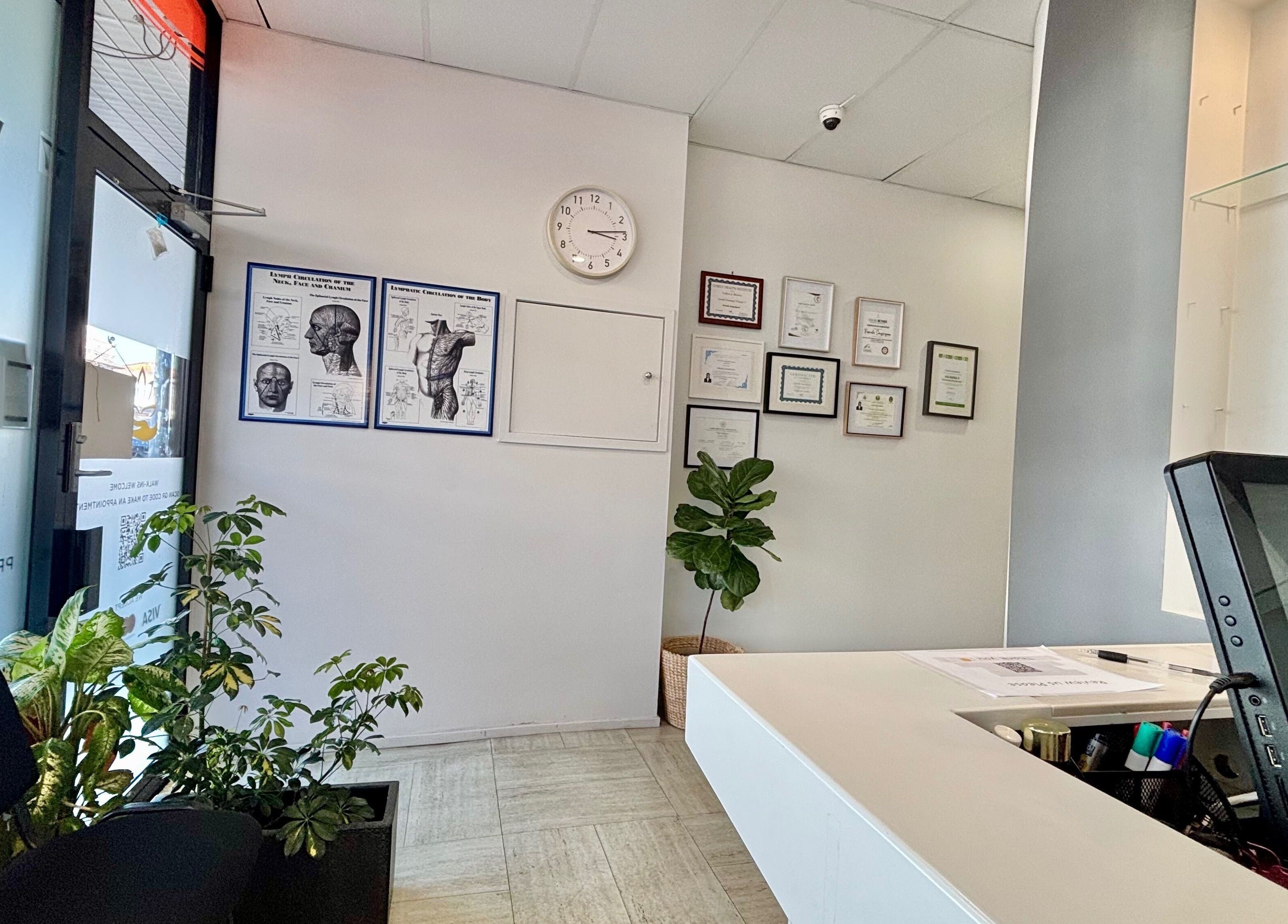 WA WA Professional Massage Inverell entrance and reception area in Inverell, New South Wales, AU.