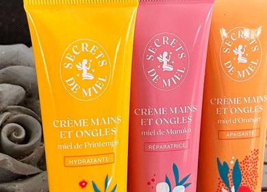 Crèmes mains et ongles Secrets de Miel à Anguille Amelie, Le Grand-pressigny, Centre-val De Loire, FR.