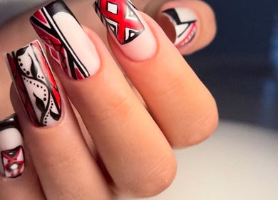 Stylish nail design at UBS Nails – Ukrainian Beauty Studio, Sarasota, United States, US.