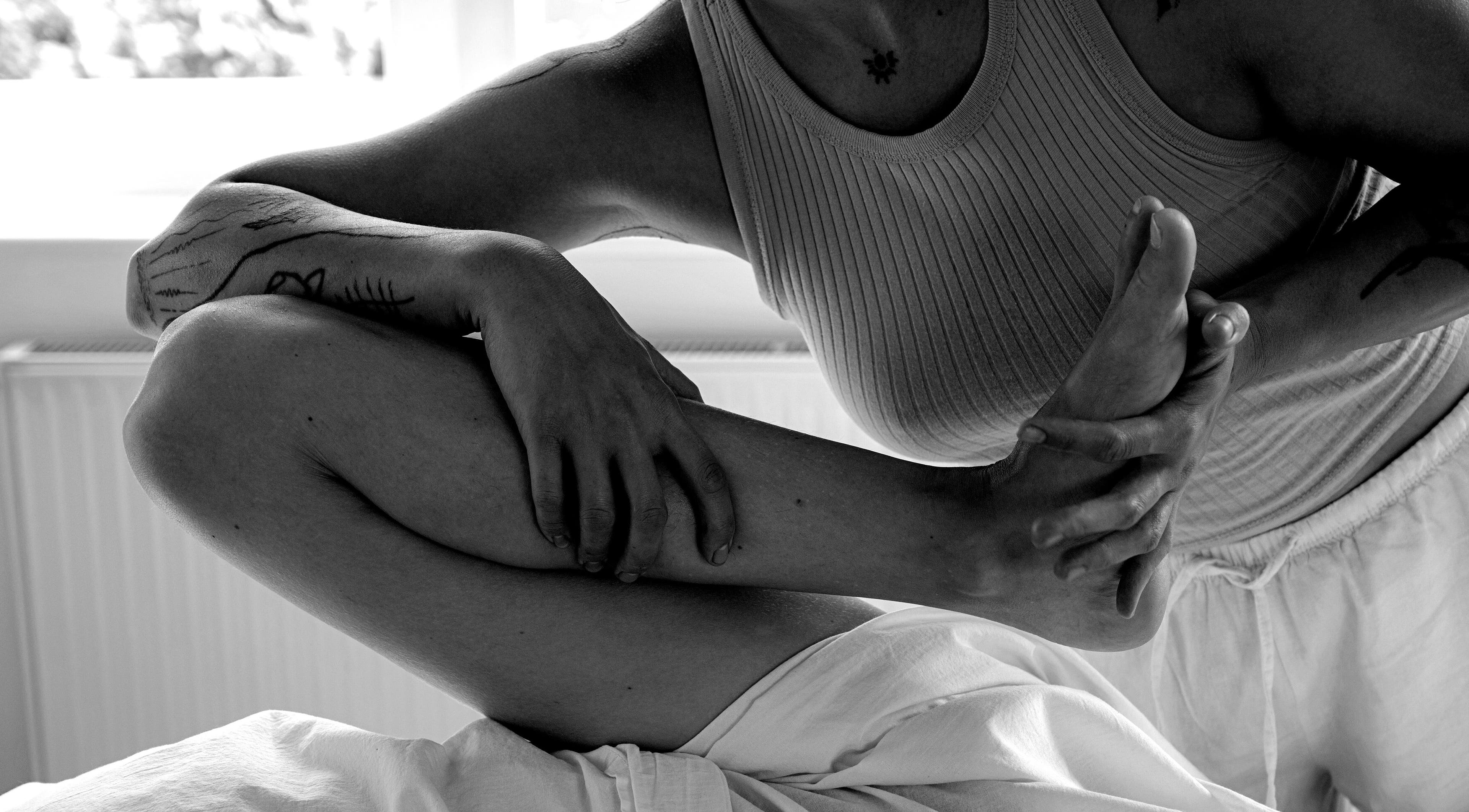 Detailaufnahme einer Massage bei Emi Suganuma - Ganzheitliche Massagen, Berlin, Berlin, DE.