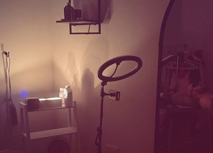 Cozy massage room setup at Tays Sensory Massage in Swansea, Wales, GB with soft lighting and relaxed atmosphere.