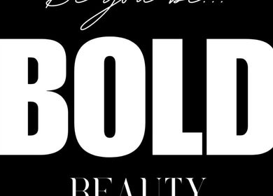 Bold Beauty logo with elegant text, located in Lowton, England, GB.