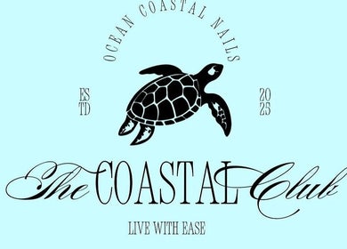 Logo Ocean Coast Nails avec tortue, Seneffe, Région Wallonne, BE.