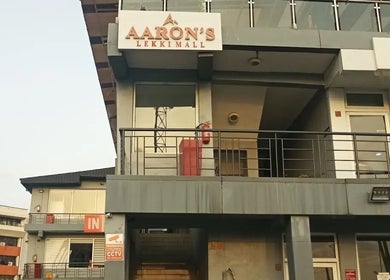 Exterior view of Timi Hairtertainment in Aaron's Lekki Mall, Lekki, Lagos, NG.