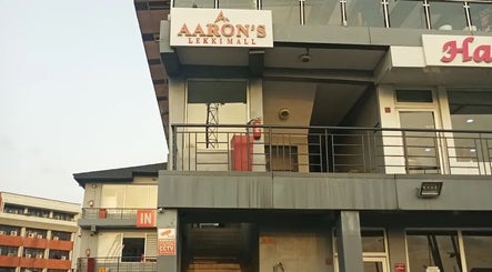 Exterior view of Timi Hairtertainment in Aaron's Lekki Mall, Lekki, Lagos, NG.