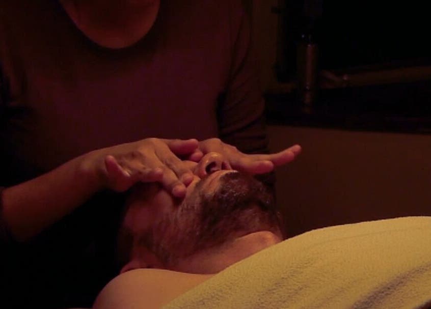 Facial massage at Theresa Irene Esthetics in Long Beach, California, US offers a serene wellness experience.