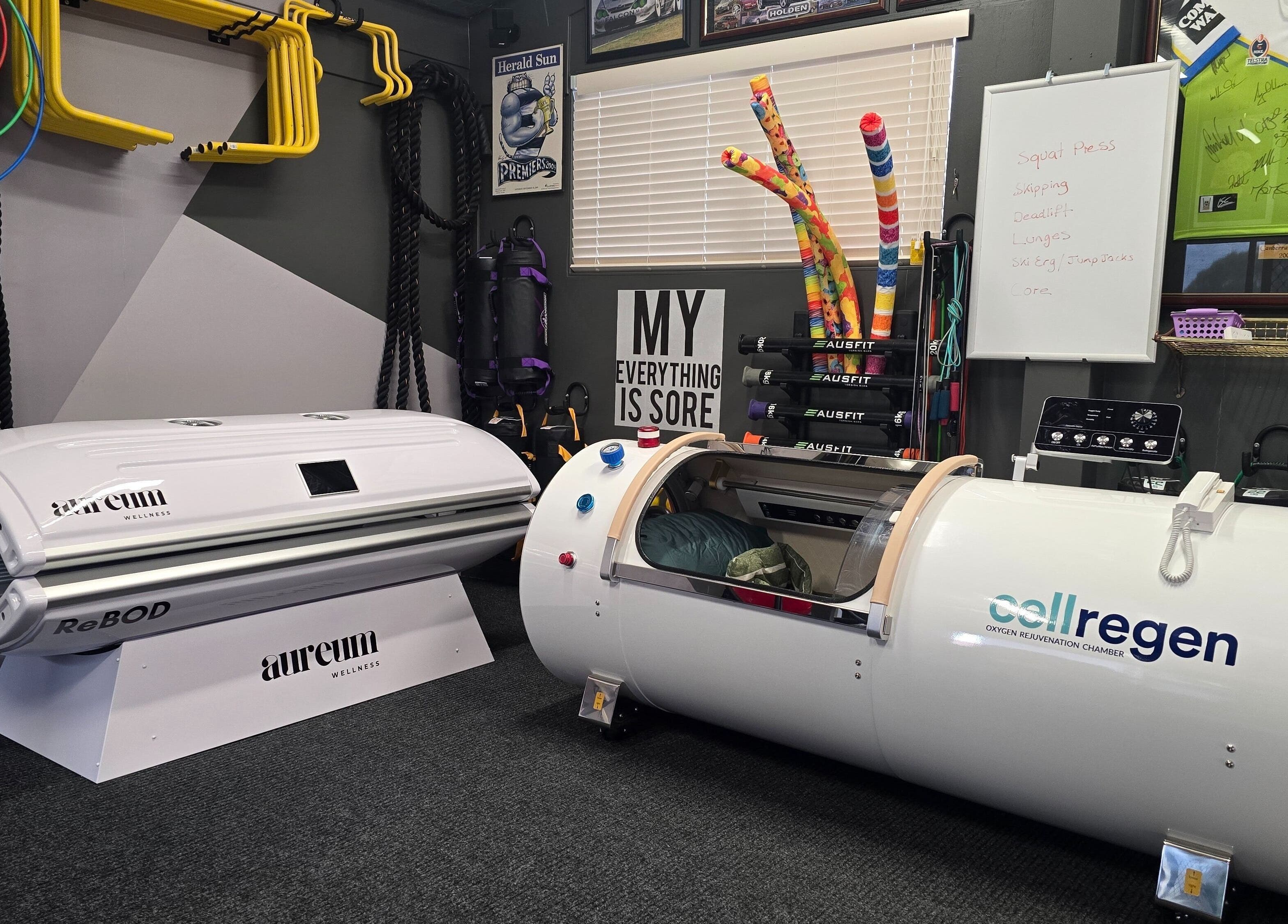 Rejuvenation chambers at Aureum Wellness in Chisholm, Australian Capital Territory, AU offer advanced wellness treatments.