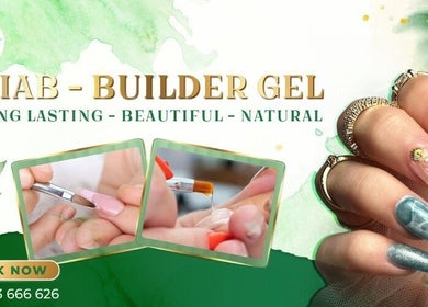 Elegant nail designs at Engadine Beauty and Nails, Engadine, New South Wales, AU showcasing BIAB builder gel.