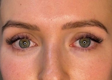 Close-up of eyelash extensions at Skin Therapy by Kiren in Woodley, England, GB, showcasing expert beauty care.