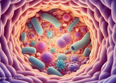 Microbiome illustration for Gut & Nutrition by Esraa in South Sinai Governorate, South Sinai Governorate, EG.