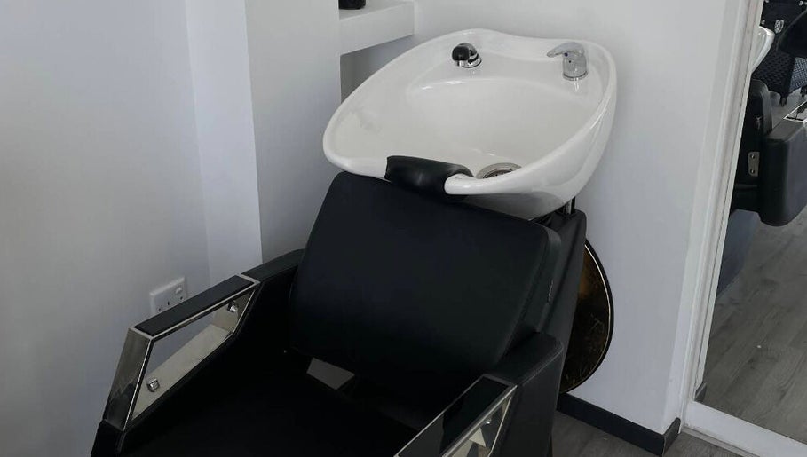 Sleek hair wash station at HEY BEAUTY, Lemesos, Lemesos, CY for ultimate relaxation.
