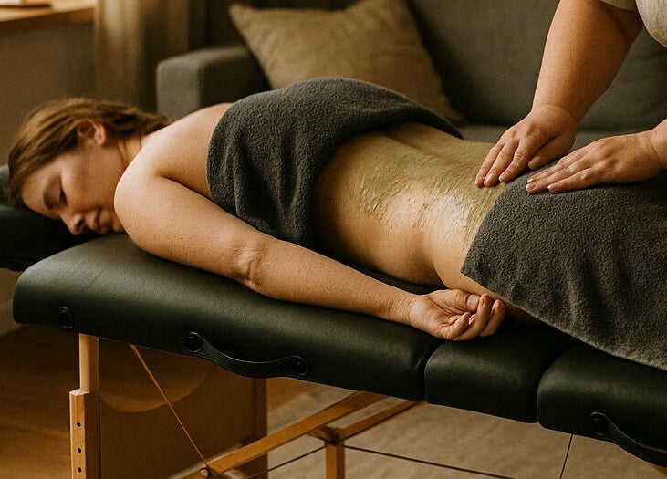 Relaxing massage at Lufemmera - Luxury Mobile Spa in Ottawa, Ontario, CA.