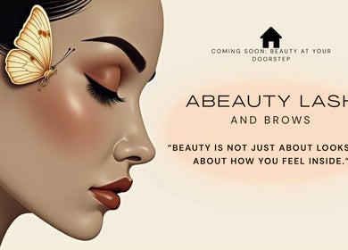 Profile of a woman with a butterfly on her face at Abeauty Lash and Brows, Metro Manila, PH.