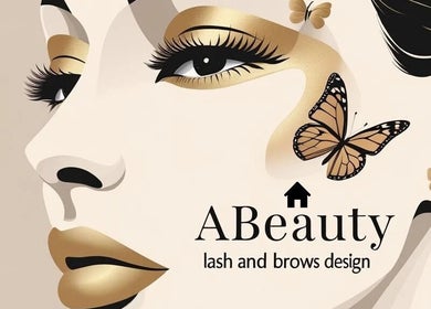 Artistic lady face with butterflies at Abeauty Lash and Brows, Metro Manila, Metro Manila, PH.