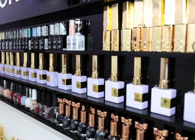 Vibrant nail polish collection at Orchid Beauty salon for Ladies, Ar-rayyan, Al Rayyan Municipality, QA.