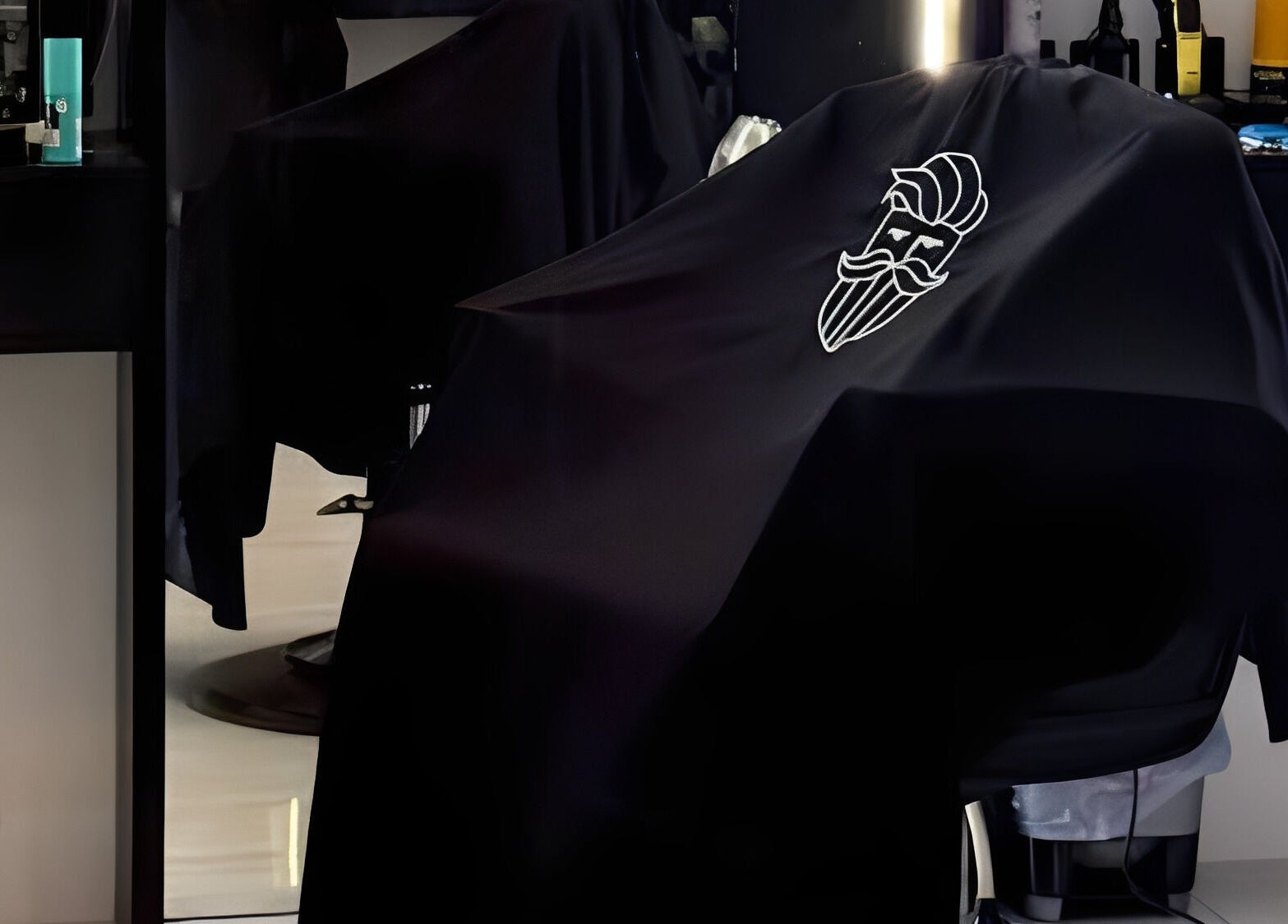 Elegant barber chair at Alfa Barber - حلاق ألفا, Buraydah, Al Qassim Province, SA.