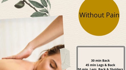 Massage therapy at Natural Beauty Estétic By T.R, Bray, County Wicklow, IE, promoting painless relaxation.