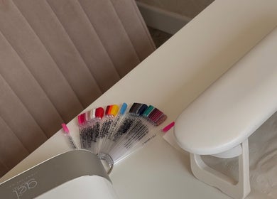 Nail color samples at The Nail Garden, Old Woods, Bomere Heath, England, GB, showcasing vibrant options.
